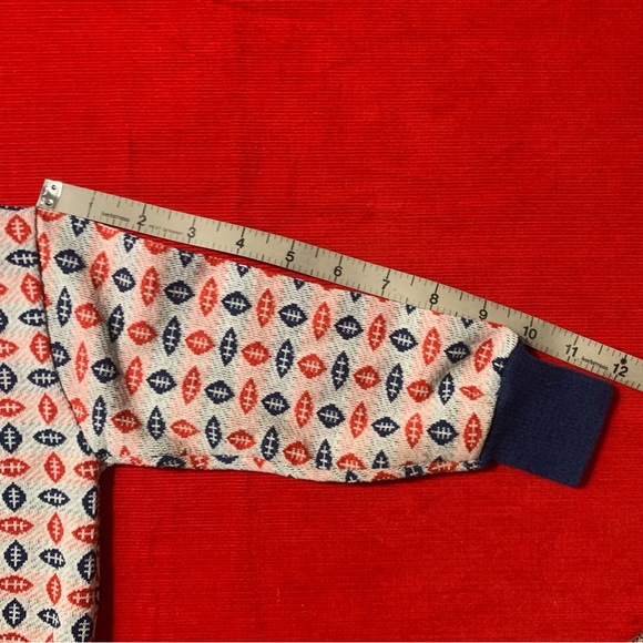 Last call! Vintage 70s kids toddler football novelty print knit turtleneck - Picture 4 of 7